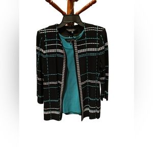 Twin set jacket with tank